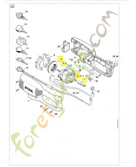 Moteur électrique 220/230w 6440-600-0231. Pièce de rechange Sithl / Vicking