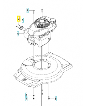Rivet 722783902. Pièce de rechange Husqvarna