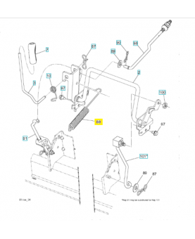 Ressort 583514901. Pièce de rechange Husqvarna