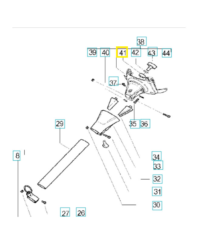 Roulement a billes 538235918. Pièce de rechange Husqvarna