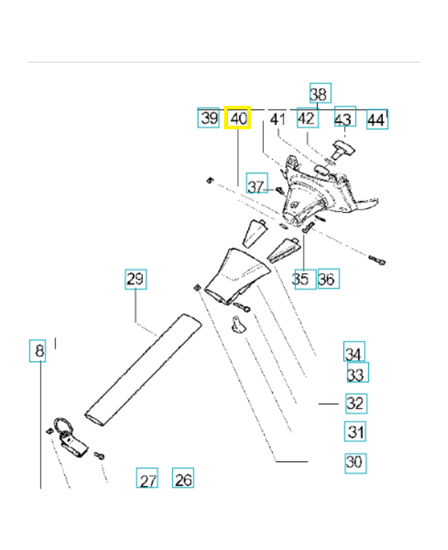 Anneau ressort 538236378. Pièce de rechange Husqvarna