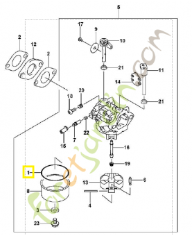 Anneau de joint 0001-992-5500. Pièce de rechange Sithl / Vicking