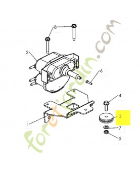 Galet cable embrayage