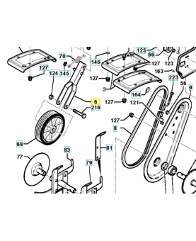 Support 519653460. Pièce de rechange Husqvarna