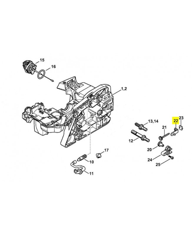 Coulisse 1127-640-1900 stihl
