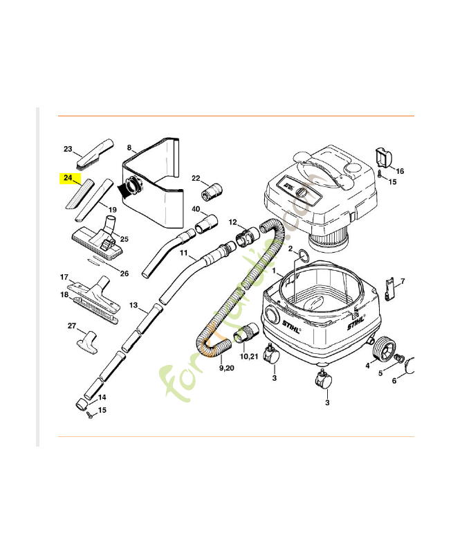 Embout oblique stihl 4901-502-2400- Pièce de détachée Sithl / Vicking Embout oblique stihl 4901-502-2400- Pièce de détachée Sithl / Vicking