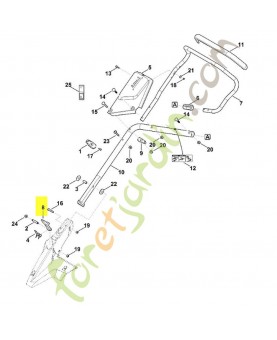 Levier d'encliquetage Stihl ref. 6364-763-6010