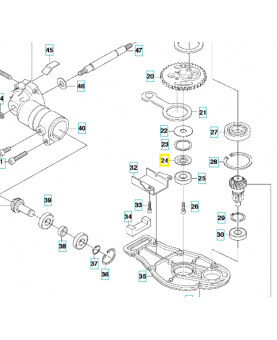 Rondelle 537341801. Pièce de rechange Husqvarna