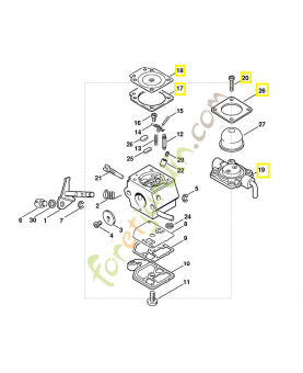 Bride 4140-120-2250. Pièce de rechange Sithl / Vicking