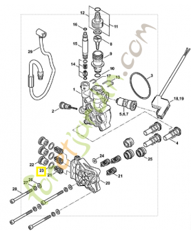 Joint torique 11,7x2 9645-948-7547. Pièce de rechange Sithl / Vicking