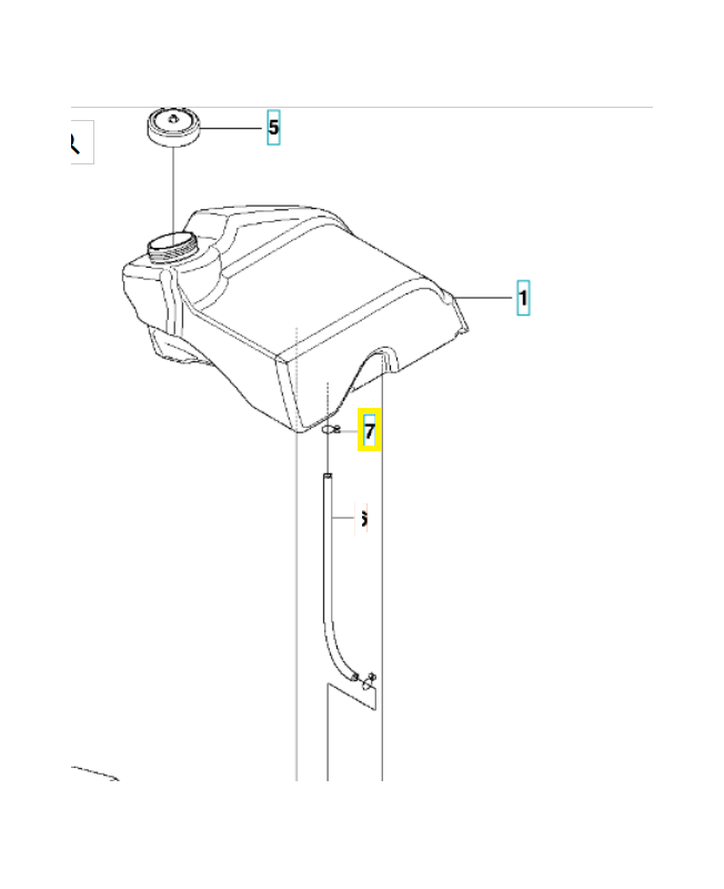 Agrafe 535469701. Pièce de rechange Husqvarna