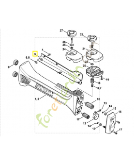 Pièce de protection 4147-791-4300. Pièce de rechange Sithl / Vicking