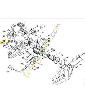 Porte-balai1207-600-2602. Pièce de rechange Sithl / Vicking