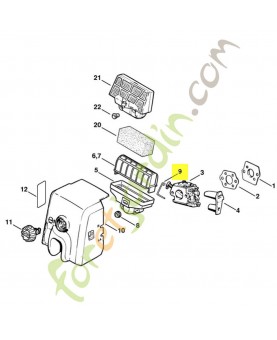 Levier de demarrage Stihl réf 1123-185-2000 - Pièce de détachée Sithl / Vicking