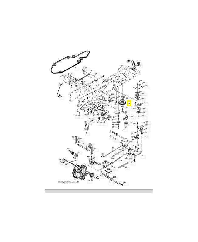 embrayage 582219701- Pièce de détachée Husqvarna