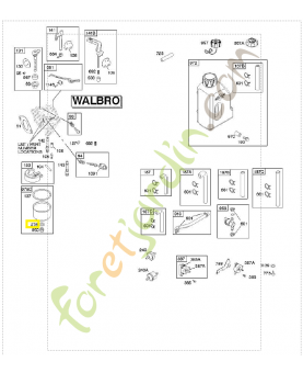 692255 Joint de bac flotteur Briggs & Stratton