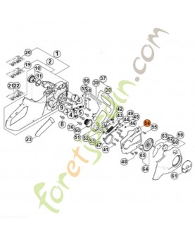 Couvercle Stihl ref. 1251-021-1101