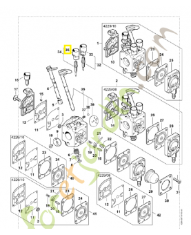 Capuchon 4144-121-2700. Pièce de rechange Sithl / Vicking