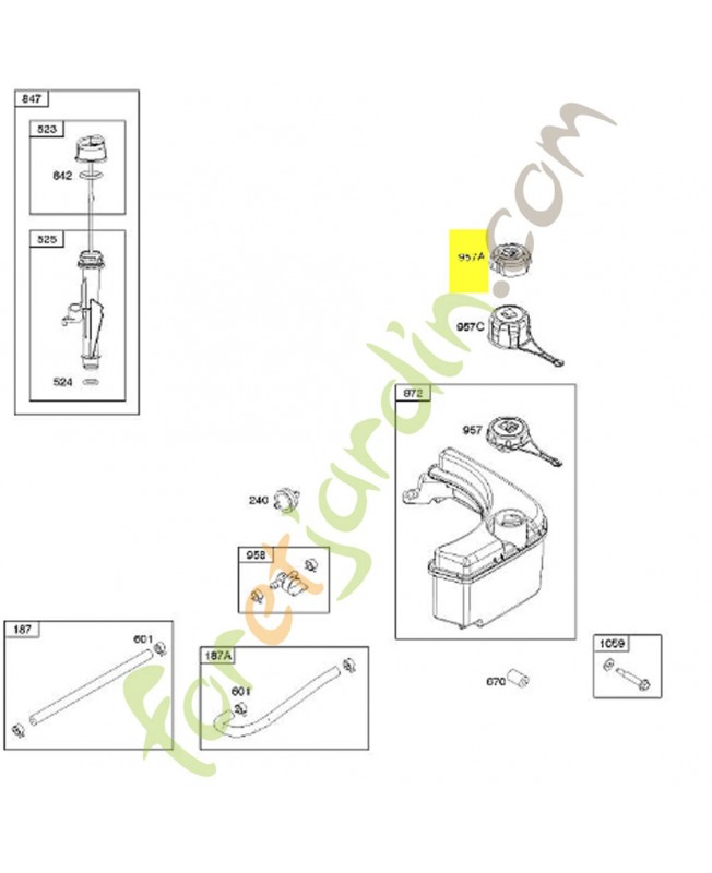 692046 Bouchon de reservoir