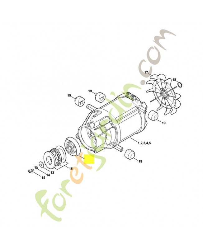 Disque nutation 10°