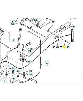 Vis 519653461. Pièce de rechange Husqvarna