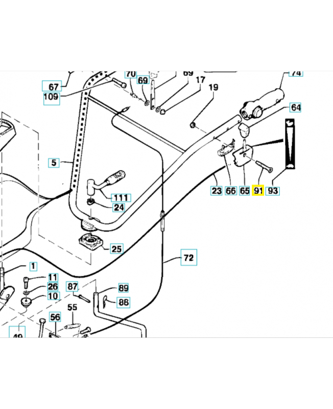 Vis 519653461. Pièce de rechange Husqvarna Vis 519653461. Pièce de rechange Husqvarna