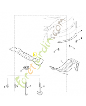 Lame 6340-702-0120. Pièce détachée Stihl / Vicking