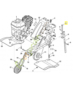 Boulon a insertion 6227-716-7200. Pièce de rechange Sithl / Vicking