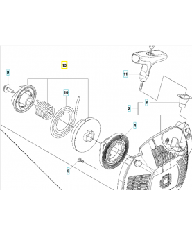 Poulie de lanceur 586659503. Pièce détachée Husqvarna