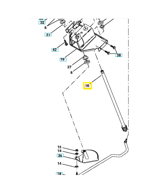 Arbre de direction 532145103. Pièce de rechange Husqvarna Arbre de direction 532145103. Pièce de rechange Husqvarna