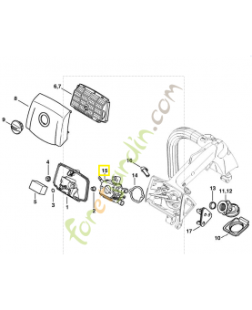Carburateur c1q s257 1137-120-0650. Pièce de rechange Sithl / Vicking