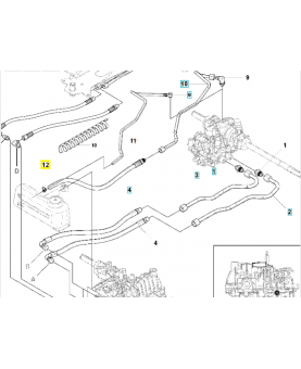 Collier de serrage 505131101. Pièce de rechange Husqvarna