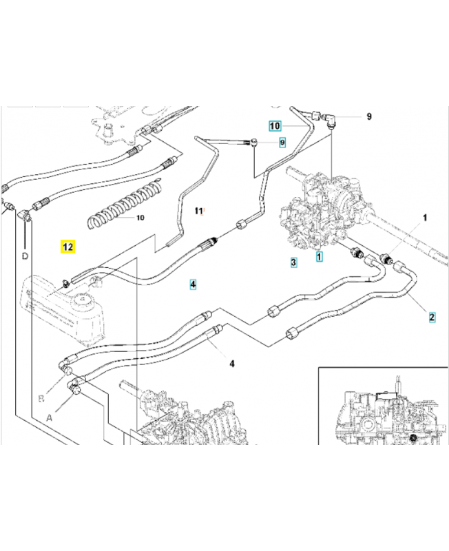 Collier de serrage 505131101. Pièce de rechange Husqvarna