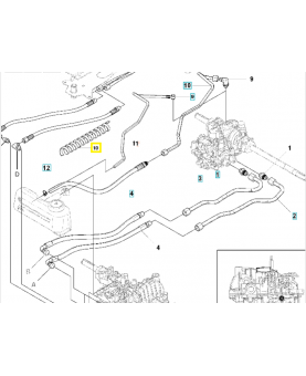 Protection de tuyau 544026603. Pièce de rechange Husqvarna