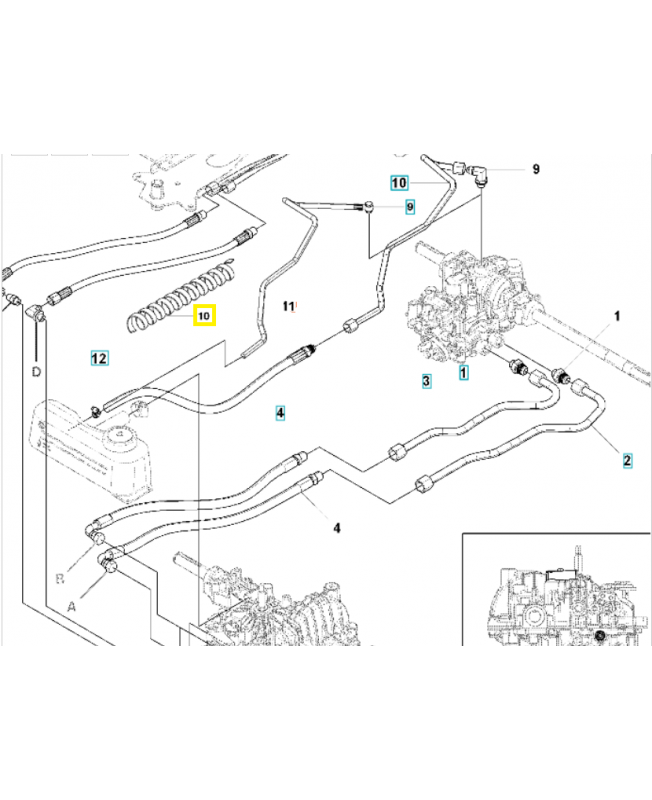 Protection de tuyau 544026603. Pièce de rechange Husqvarna