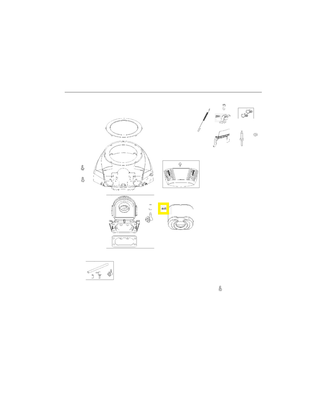 Filtre à air 585449901. Pièce de rechange Husqvarna