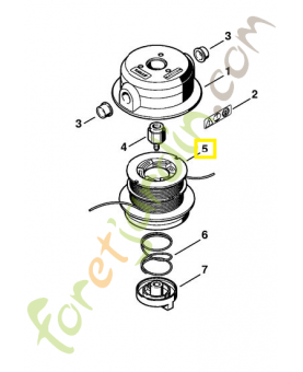 Bobine pour trimcut 4002-713-3016. Pièce de rechange Sithl / Vic