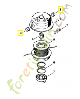 Douille 4002-713-8302. Pièce de rechange Sithl / Vicking