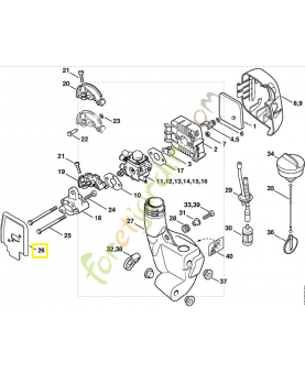 Joint 4140-129-0906. Pièce détachée Stihl / Vicking