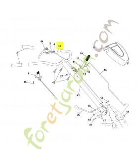 Cable 588167002 . Pièce détachée Husqvarna