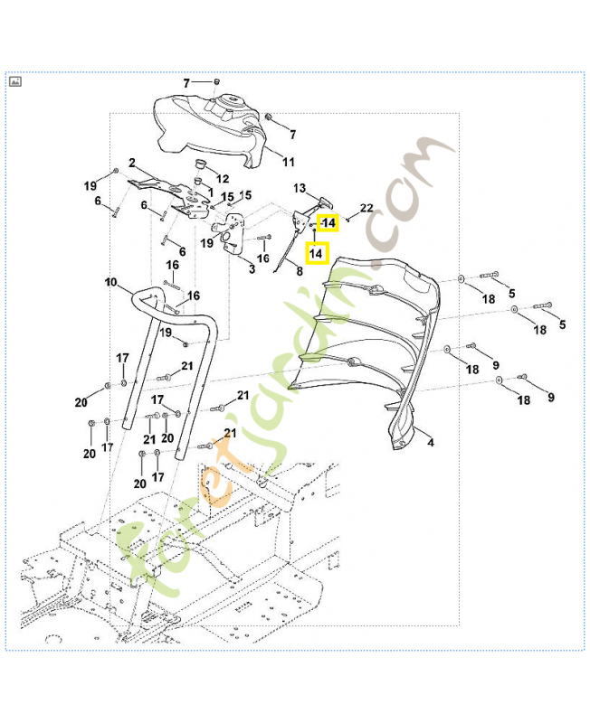 Écrou six pans m5 9212-260-0705. Pièce de rechange Sithl / Vicking