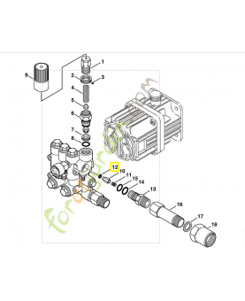 Joint torique 4.3x2.4 9645-945-7447. Pièce de rechange Sithl / Vicking
