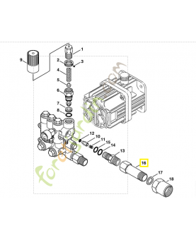 Raccord réducteur 4772-513-0800. Pièce détachée Stihl / Vicking