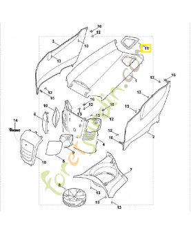 Protection contre le risque de debordement. Pièce de rechange Sithl / Vicking