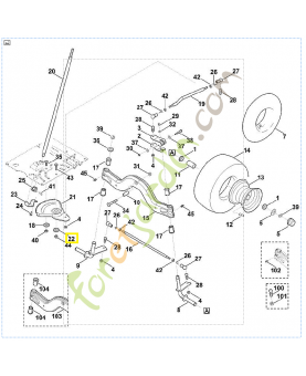 Douille a collet 6165-763-3200. Pièce de rechange Sithl / Vicking