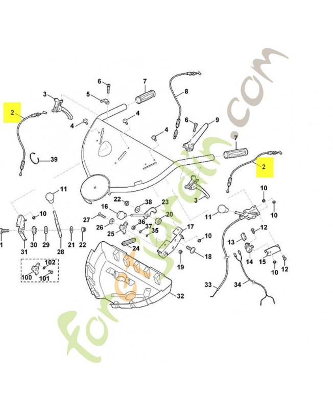 Cable de commande 6395-700-7521