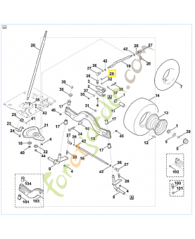 Vis taraud m6 x 12 9039-488-0996. Pièce de rechange Sithl / Vicking