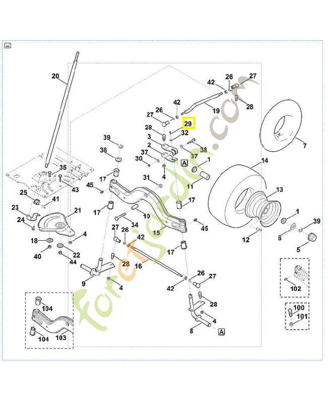 Vis taraud m6 x 12 9039-488-0996. Pièce de rechange Sithl / Vicking