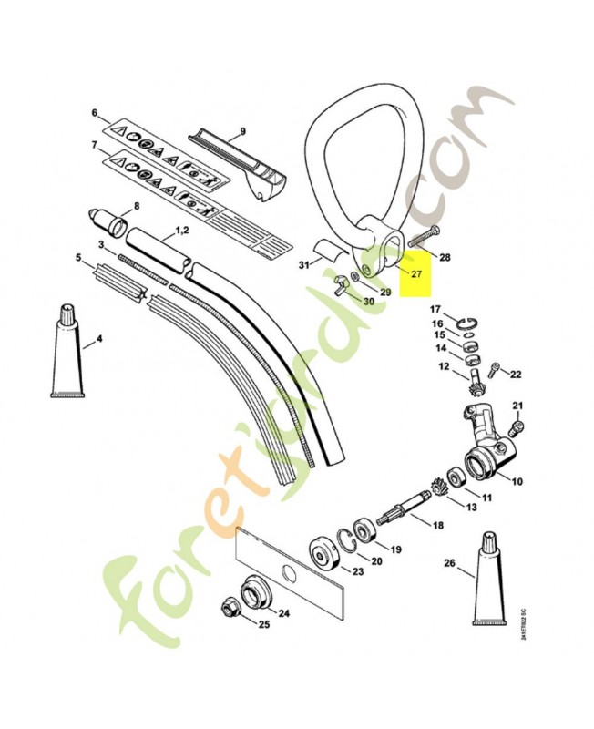 Poignee a arc Poignee a arc