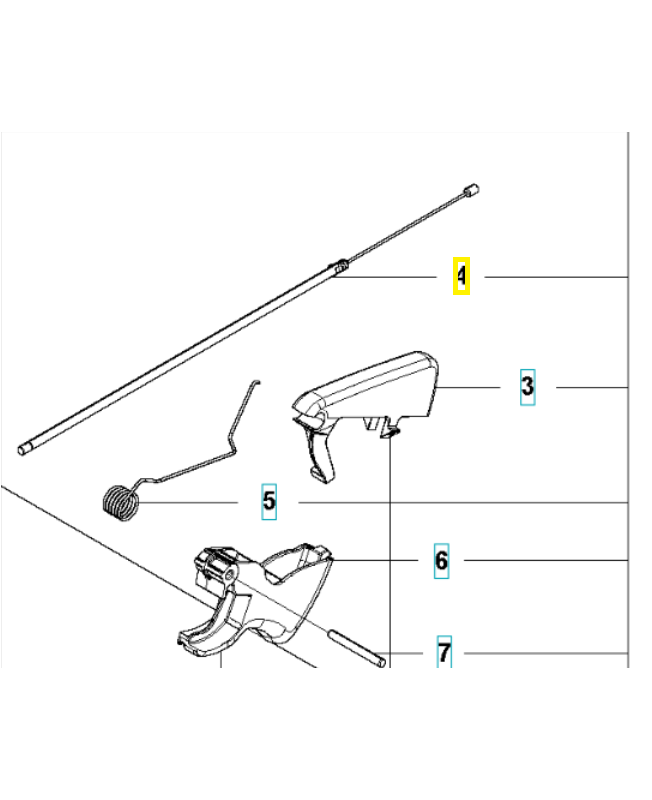 Câble 576162802. Pièce détachée Husqvarna